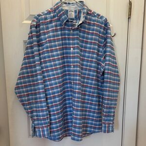 Brooks Brothers Multicolor Plaid Button Down Shirt